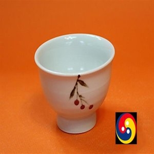  손물레 고백자 벗지 5인 다기잔