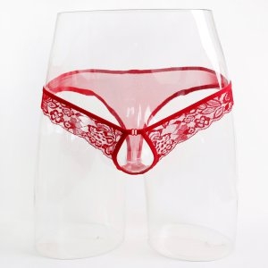 SM0107 남성 섹시속옷 이벤트 야한 끈 트임 티팬티 BK