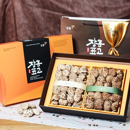 정남진장흥표고  장흥 백화고 혼합선물세트 1호 500g