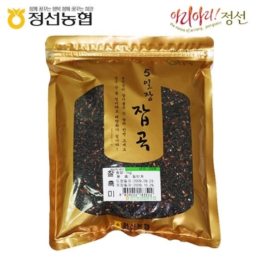 정선농협  2019 5일장잡곡 찰흑미 1kg