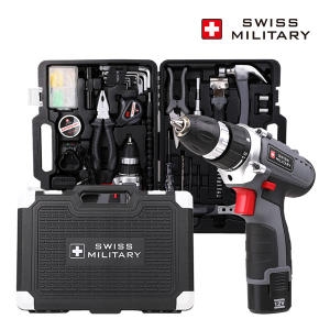 스위스밀리터리 전동드라이버 공구세트 (SM-H1200)