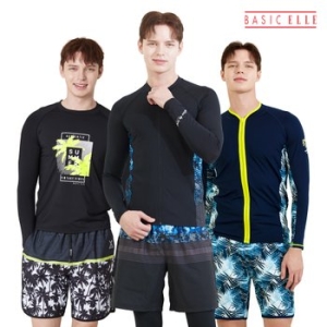 아가방&컴퍼니 베이직엘르 신상 남성 래쉬가드 빅사이즈 세트 비치팬츠 반바지 남자 레쉬가드 비치웨어 모음