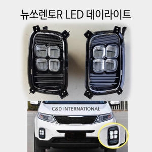 WSTD  뉴쏘렌토R 4구 LED 데이라이트 안개등 DRL