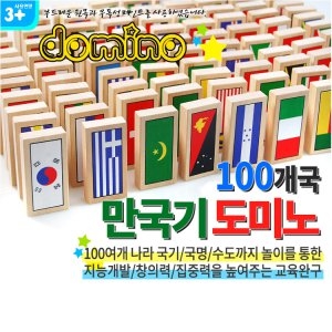 해피타운 만국기 도미노세트 100개국