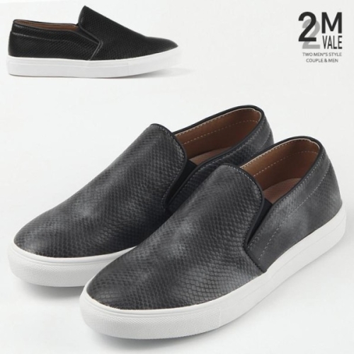 투엠베일  뱀피스킨 패션 남성슬립온 2MV30213 오가게 트렌드한 데일리룩 매일 업뎃