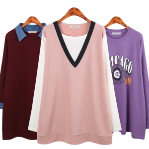 허밍퍼플 브이넥 루즈핏 티셔츠 박스티 예쁜 롱티 V넥 반팔티 무지 기본 날씬한 체형커버 면스판 데일리 여성의류