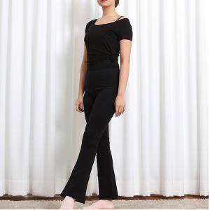 애플댄스  BP1907 줌바 라인 댄스 방송 댄스복 쫄바지 9부 나팔