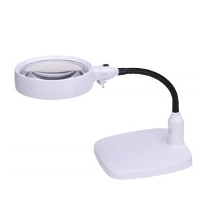 아로  120mm138mm LED 자바라 스탠드 확대경 8배 10배