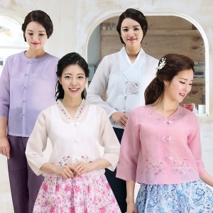 여름한복 모시저고리/개량