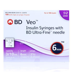 벡톤디킨슨 BD 울트라파인2 인슐린 주사기 31G 8mm