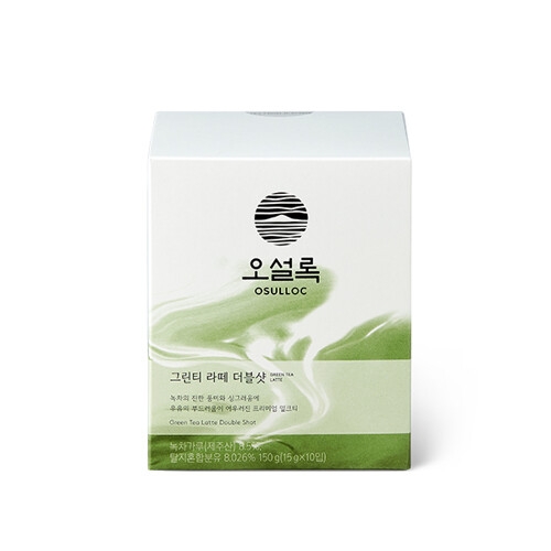 아모레퍼시픽 오설록 그린티 라떼 더블샷 10개입
