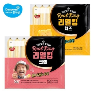동원F&B 리얼킹 치즈 소시지 30g[36개]