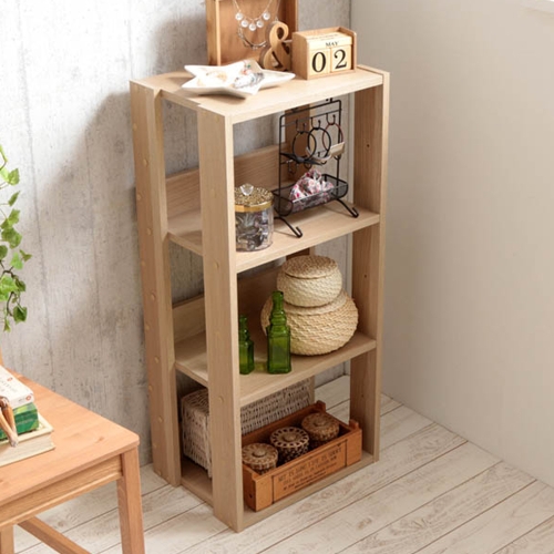 아이리스 오픈 우드 수납 선반 OWR-400