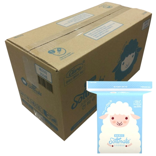순둥이 소프트메이트 베이직 건티슈 200매