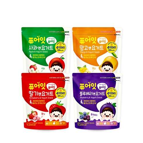 퓨어잇 내이브로 요거트큐브 4종 세트 이미지 39902865