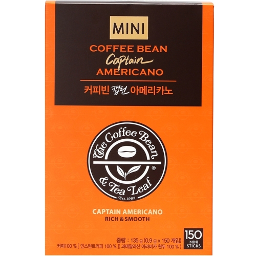 커피빈  캡틴 아메리카노 미니 150개입