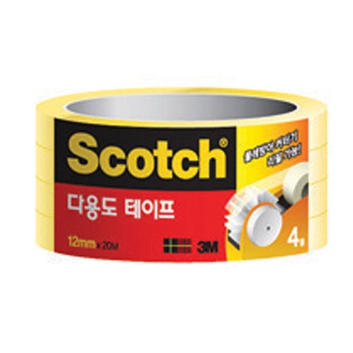 3M 스카치 550 다용도 테이프 리필 12mm x 20m