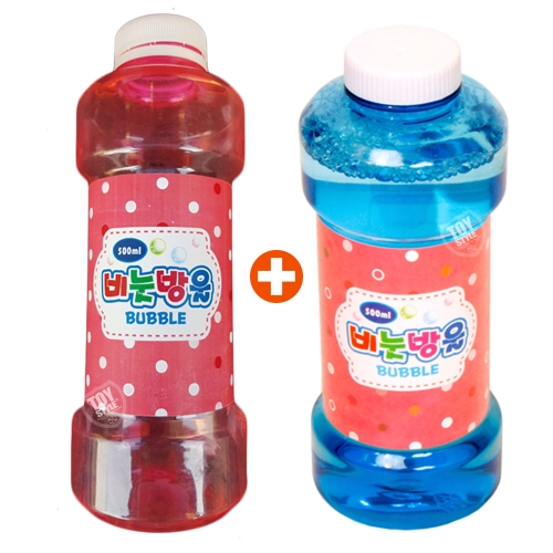 버블액 1L 500ml x 2개 비눗방울 리필액