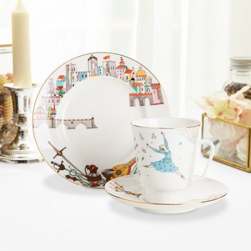 임페리얼포슬린 러러시안소울 메이 발렛 페트루시카 티세트 3P