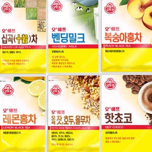 오뚜기  자판기용 율무차 유자차 생강차 홍차 곡물