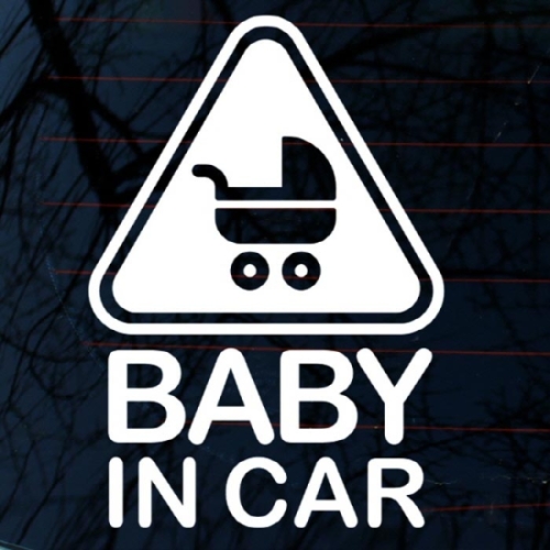 뭉키데코  엠블렘 유모차 BABY ON BOARD 스티커
