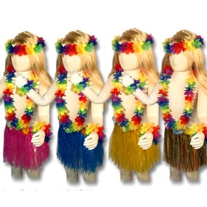 하와이 훌라 꽃머리띠