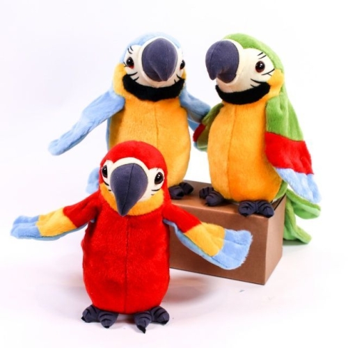 핵인싸템 말하는 말따라하는 앵무새 인형 장난감