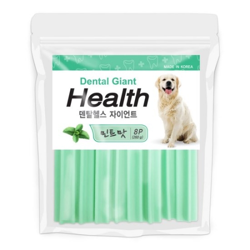엠엔비물산 덴탈헬스플러스 자이언트 민트 260g (8P)
