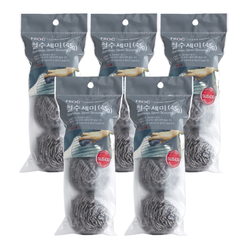 FROG  철 수세미 45g 3개입 5개