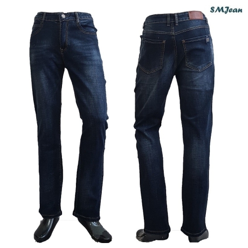 에스엠진 SMJ124s 포켓비즈 일자핏 네이비 남자 청바지 남성 스판 청바지 봄
