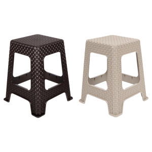 지오리빙  라탄 사각/회전 의자