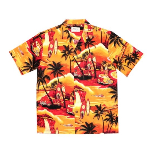 오리지널 하와이안 셔츠 RHCH-09 GOLD