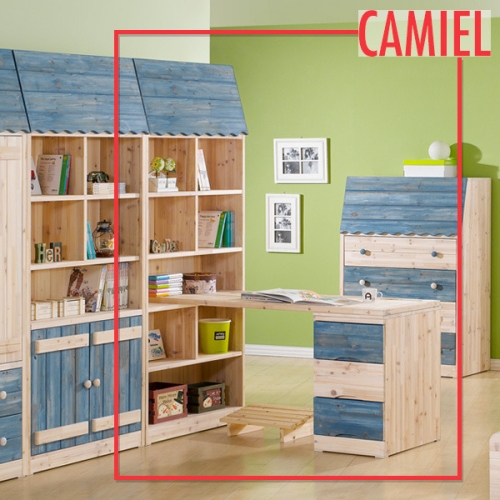 까미엘 태윤퍼니처   더솔 하우스 삼나무 1500 H형 책상 SI_AM0064  SI_AM0064