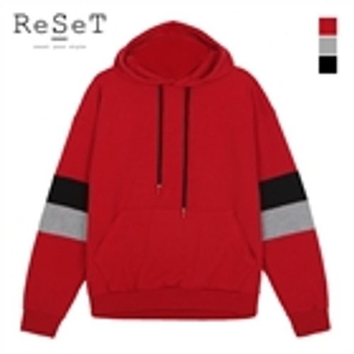 RESET  리셋  소매 절개 포인트 후드