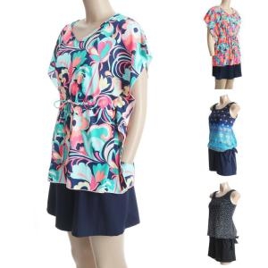 뱃살 체형 커버 엄마 아줌마 할머니 수영복 SS0620D