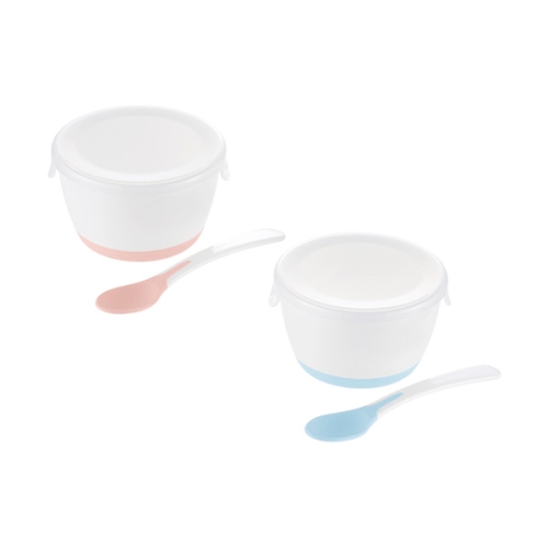 리첼 릿첼 T.L.I 초기 이유식 용기 100mlX2 뚜껑 스푼포함