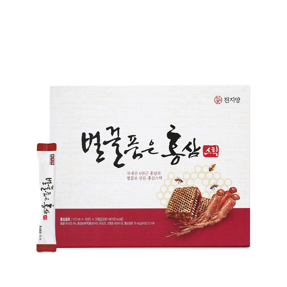  천지양 벌꿀 품은 홍삼스틱 10ml 30포 [1개]