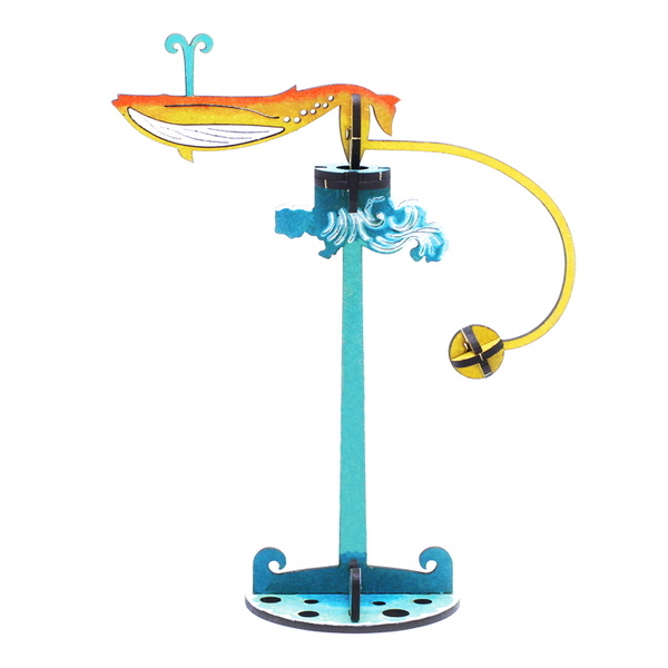 무게중심 균형놀이 흰수염 고래 만들기 입체퍼즐-모또