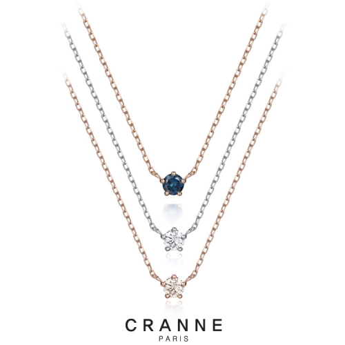 끄란느  14K 1부 다이아몬드 목걸이_C8NG011