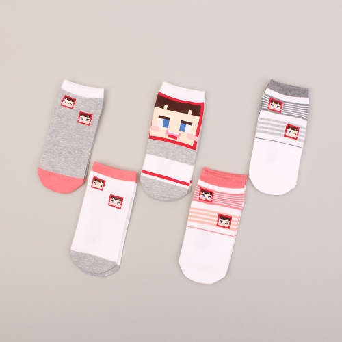 키즈노리 양띵크루 양말 5족세트/아동/캐릭터/남아/선물/학생