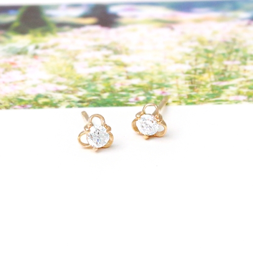 미니아트  14K 쟈스민 귀걸이_G516