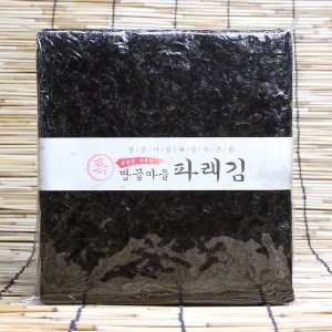 땅끝마을참살이  지주식 특 파래김 /100장/땅끝마을 생산자 직판