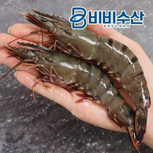 비비수산  블랙 타이거새우 10미 500g