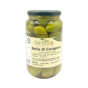 OLIVE PETRUZZELLI s.r.l  페트루첼리 그린 체리뇰라 올리브 560g