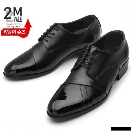 투엠베일 엑스장식 키높이 남성구두 JTN21490