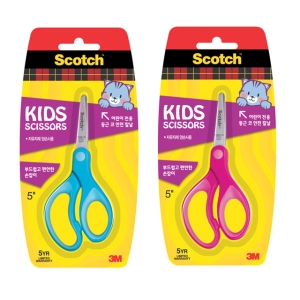 3M 스카치 둥근 코 어린이 양손 가위