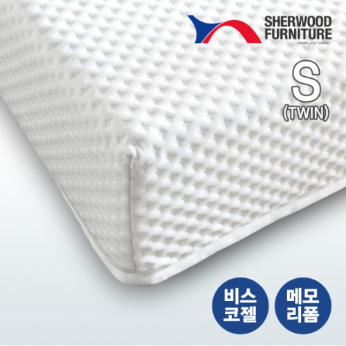 쉐우드가구 디파인 통비스코젤메모리폼20T 매트리스 S(트윈용)