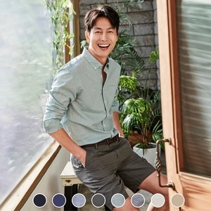  지오다노 남성 린넨 코튼 버뮤다 반바지_109502