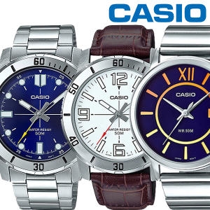 카시오 남녀공용 메탈시계_MTP-VD01D-2B