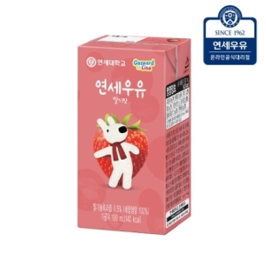   딸기맛 연세우유 190ml [72개]